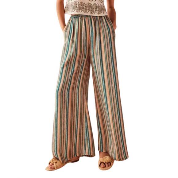 NEW OMIKA paige wide leg pant in neea tropic